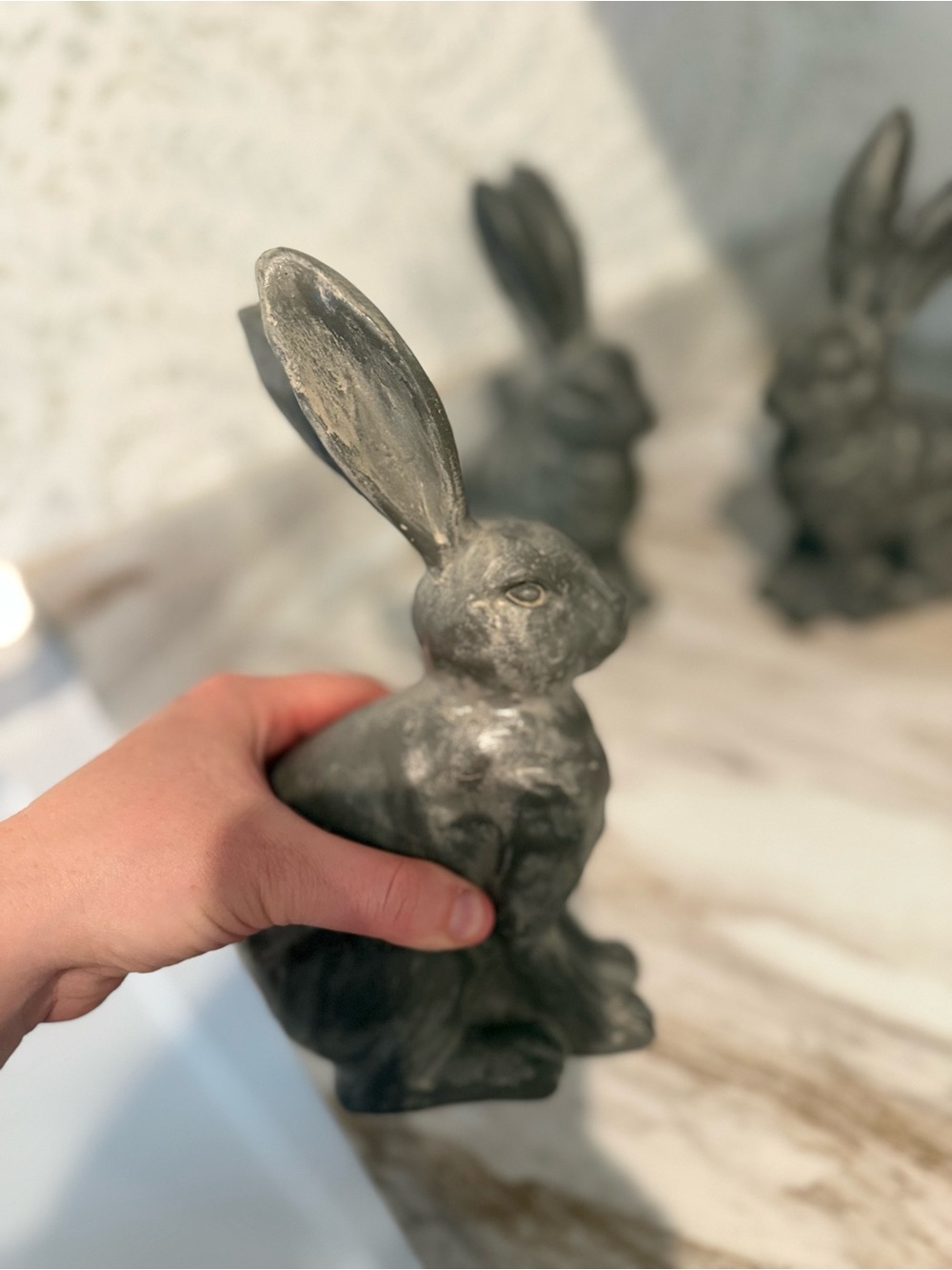 Pottery Barn Set of 3 Bunnies - Picture 5 of 8